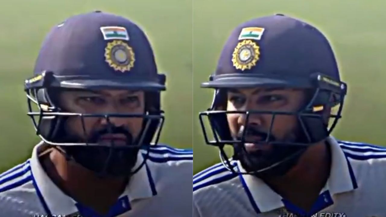 Rohit Sharma reaction to Shubman Gill dismissal