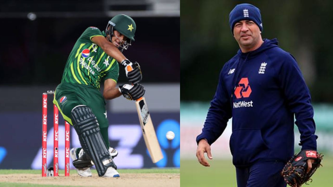 Pakistan's Saim Ayub and Adam Hollioake