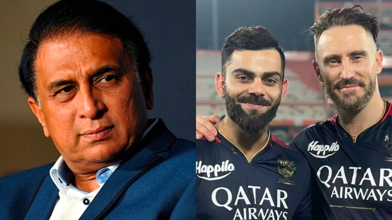 Sunil Gavaskar Faf du Plessis Virat Kohli