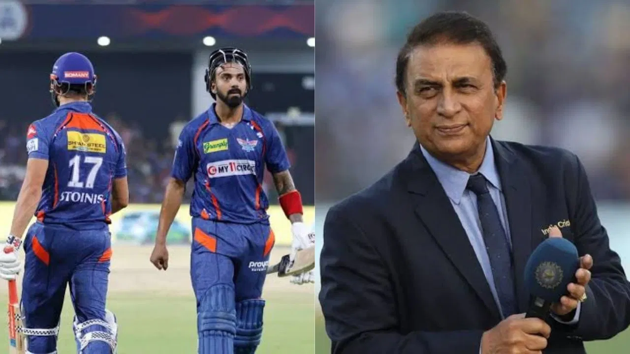 Sunil Gavaskar, KL Rahul, LSG