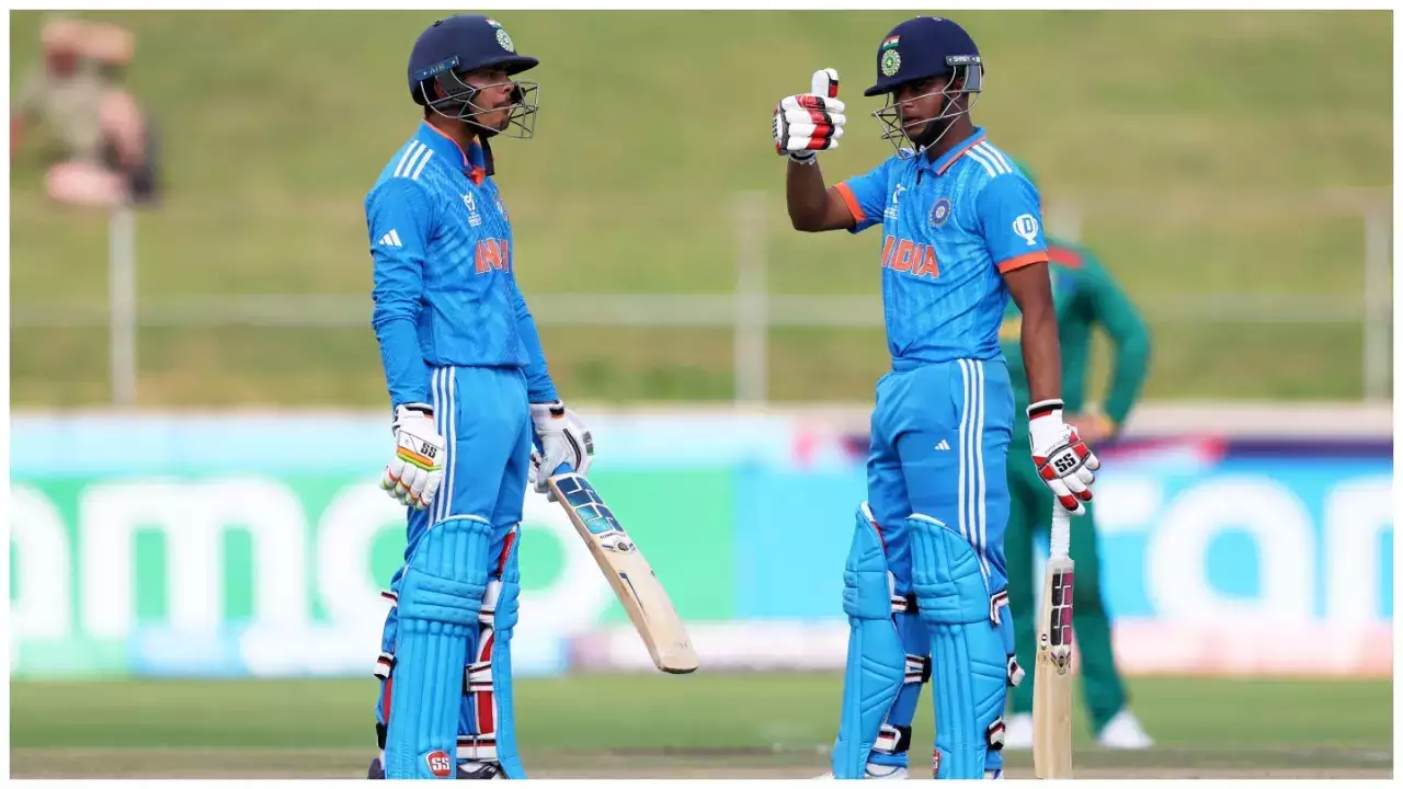 Uday Saharan and Sachin Dhas, India U19 team,