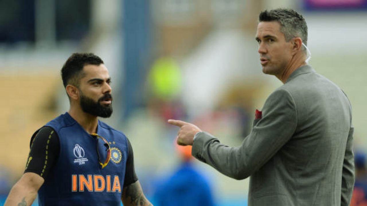 Virat Kohli and Kevin Pietersen