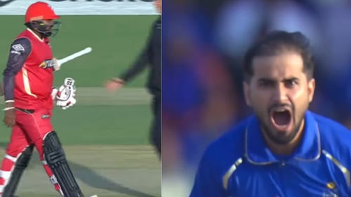 Wanindu Hasaranga and Waqar Salamkheil