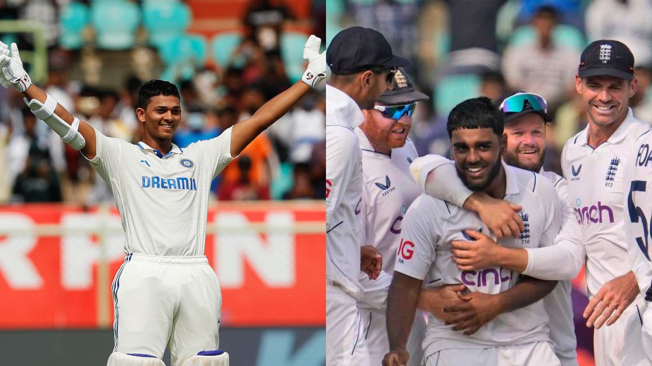 Yashasvi Jaiswal, Rehan Ahmed, India vs England 2nd Test