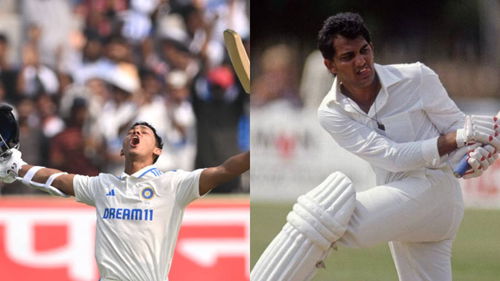 Yashasvi Jaiswal and Mohammad Azharuddin
