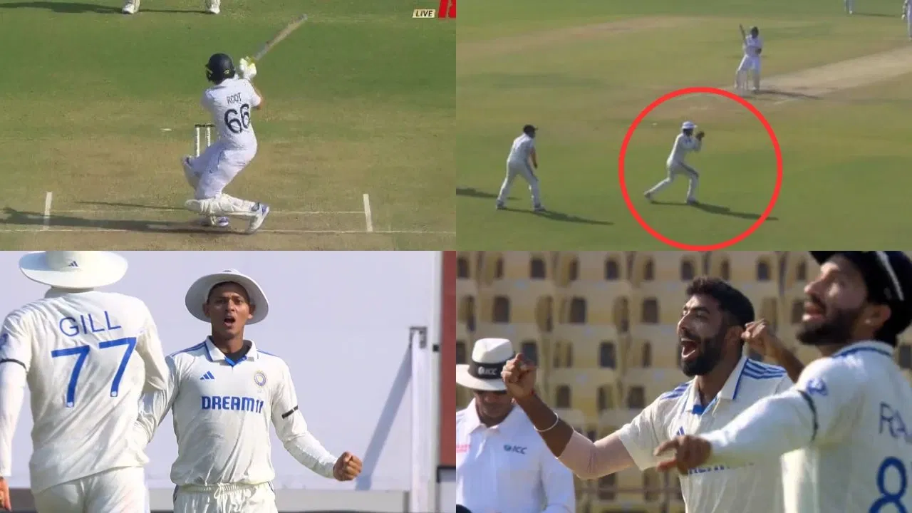 Yashasvi Jaiswal takes stunner to dismiss Joe Root