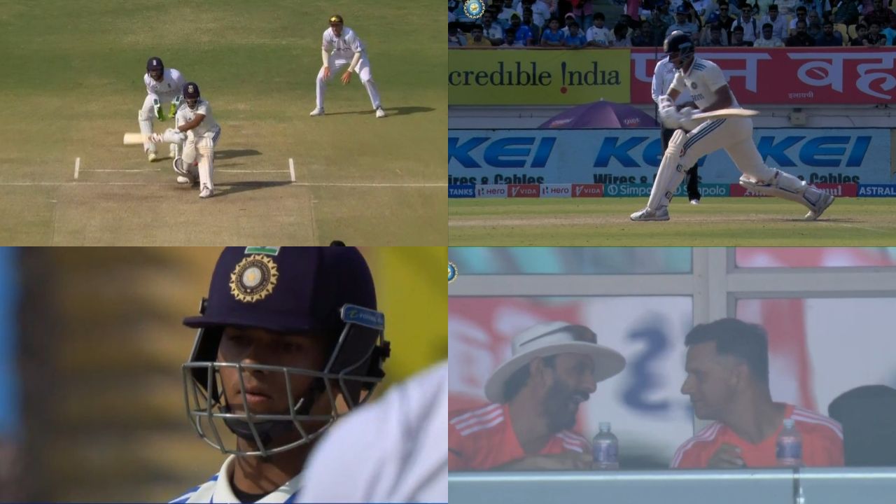 Yashasvi Jaiswal's stupendous shots leave smile on Rahul Dravid's face