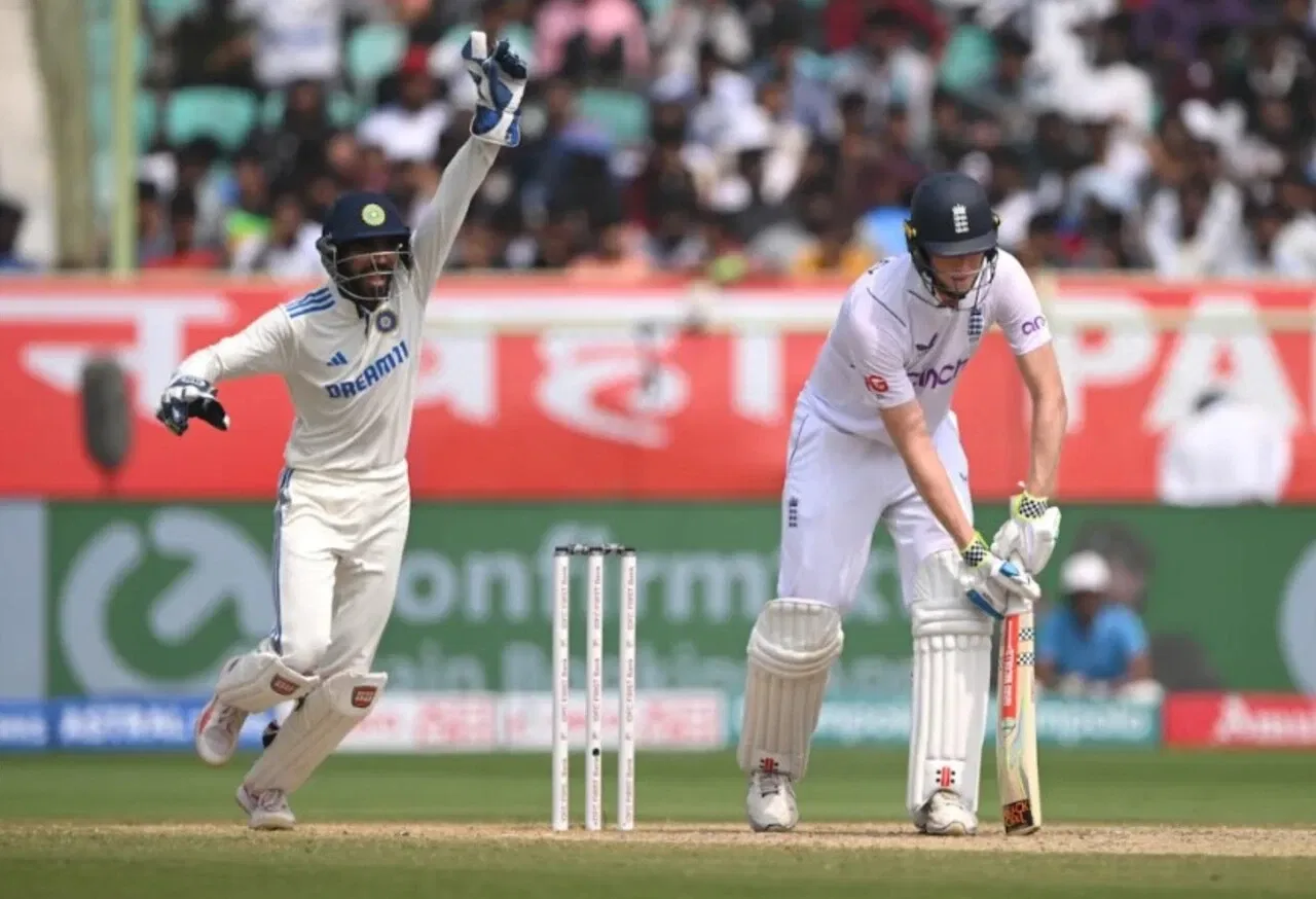 Zak Crawley was dismissed LBW