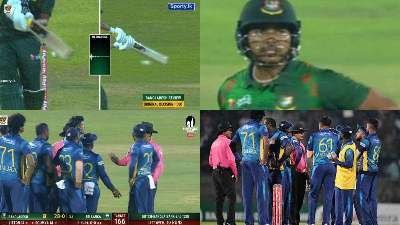 Controversy during Bangladesh vs Sri Lanka
