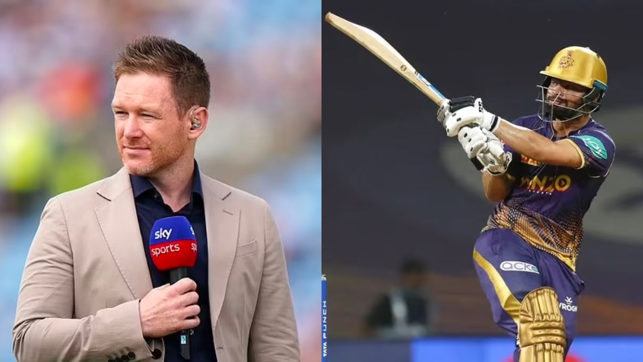 Eoin Morgan and Rinku Singh