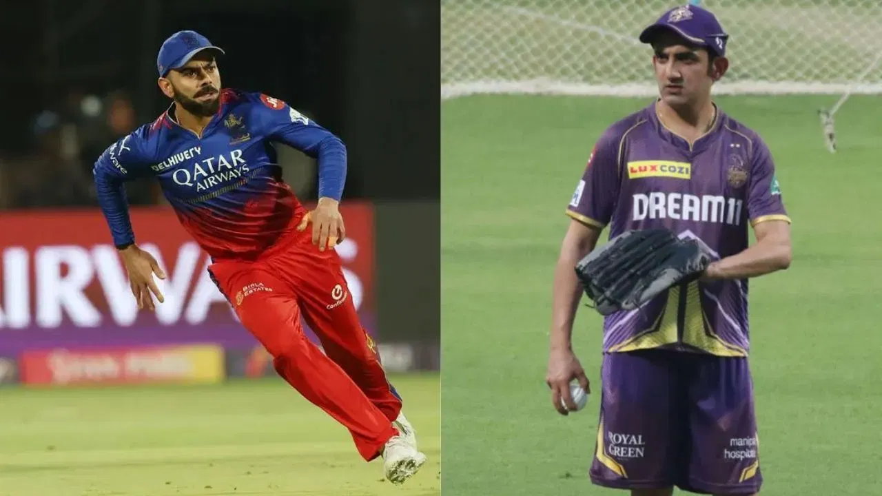 Gautam Gambhir, Virat Kohli, RCB vs KKR