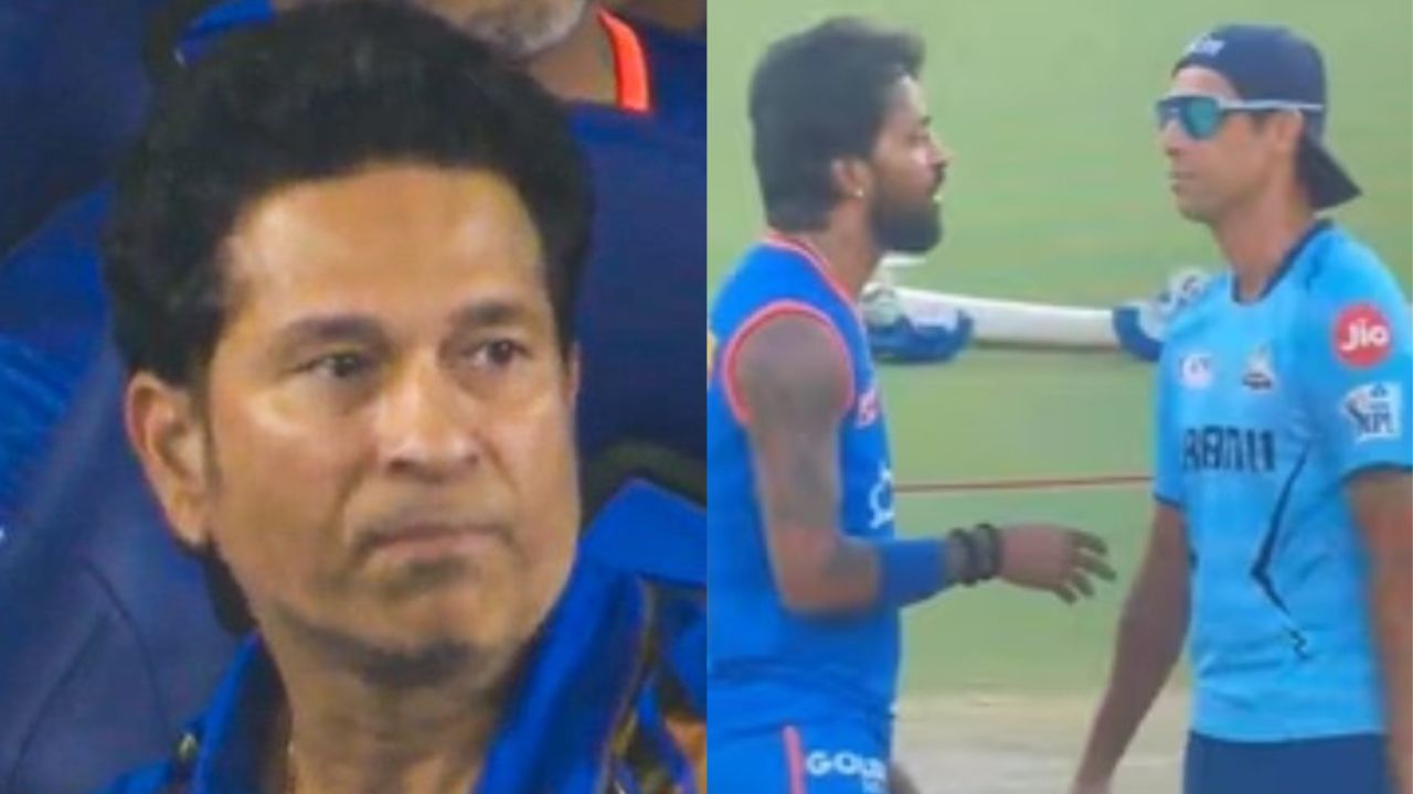 Hardik Pandya, Sachin Tendulkar, Rohit Sharma