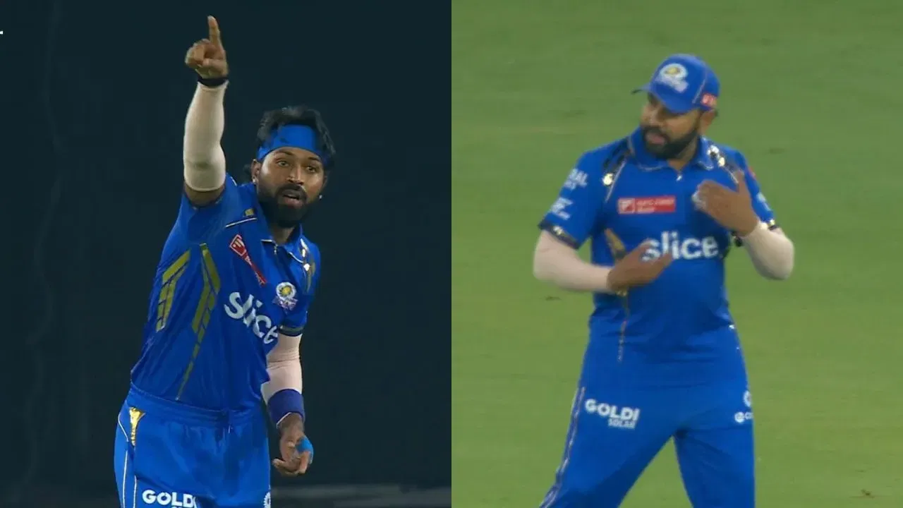 Hardik Pandya disrespects Rohit Sharma