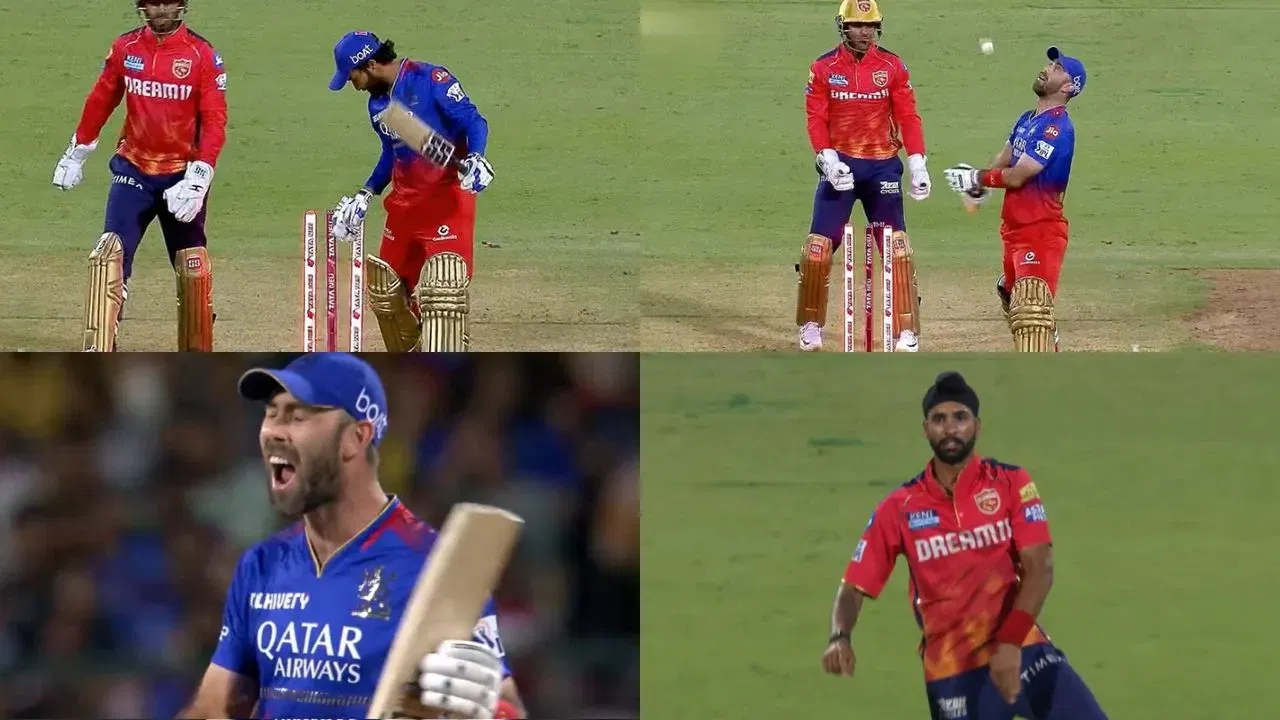 Harpreet Brar castles Glenn Maxwell, Rajat Patidar