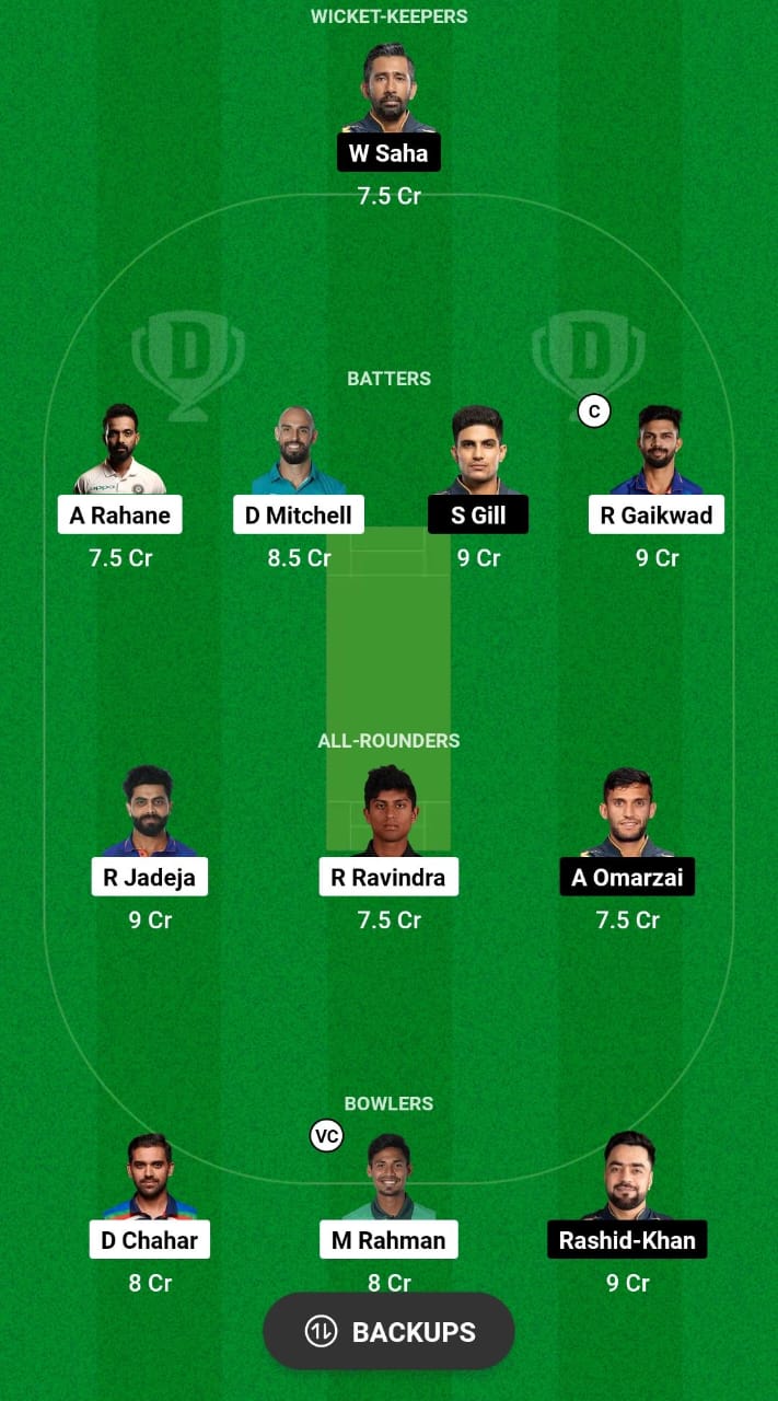 CSK vs GT Dream11 Prediction Fantasy Cricket Tips Dream11 Team IPL 2024