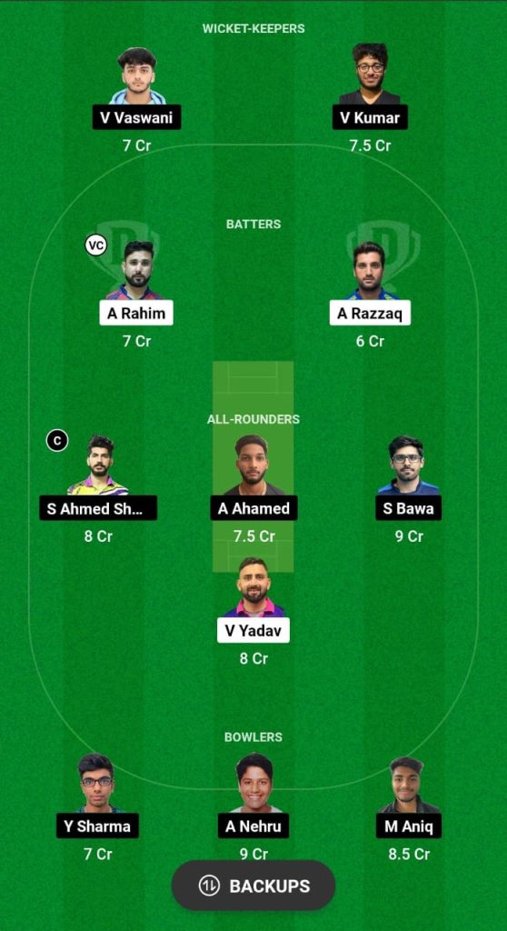 LR vs DCS Dream11 Prediction Fantasy Cricket Tips Dream11 Team ICC Academy Ramadan I10 