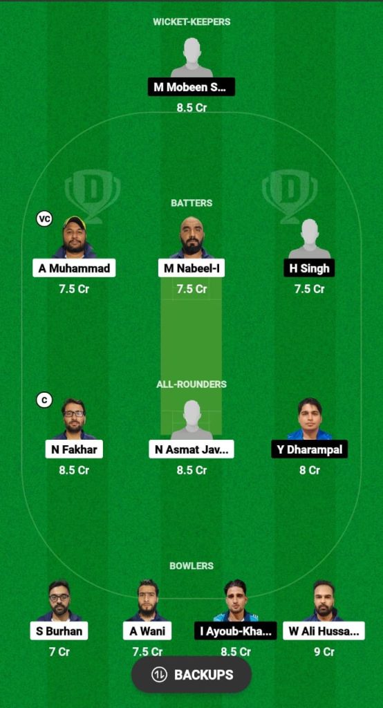 MEC vs JKW Dream11 Prediction Fantasy Cricket Tips Dream11 Team Kuwait Ramadan T10 Challengers Cup 