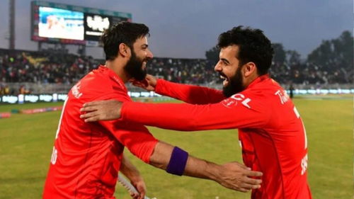 Imad Wasim and Shadab Khan