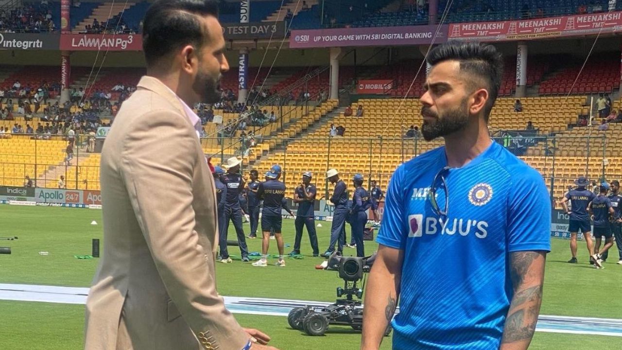 Irfan Pathan and Virat Kohli