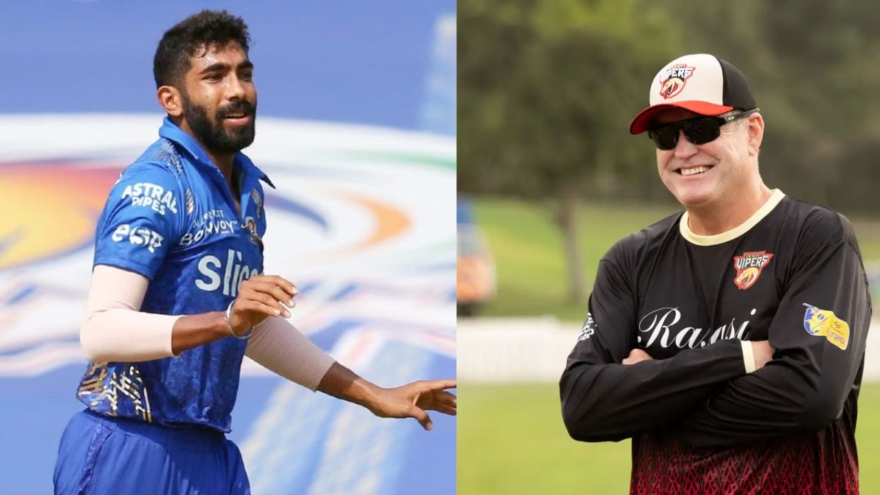 Jasprit Bumrah and Tom Moody