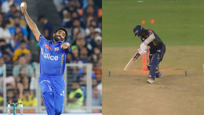 Jasprit Bumrah castles Wriddhiman Saha