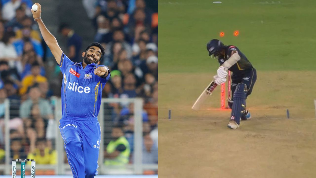 Jasprit Bumrah castles Wriddhiman Saha