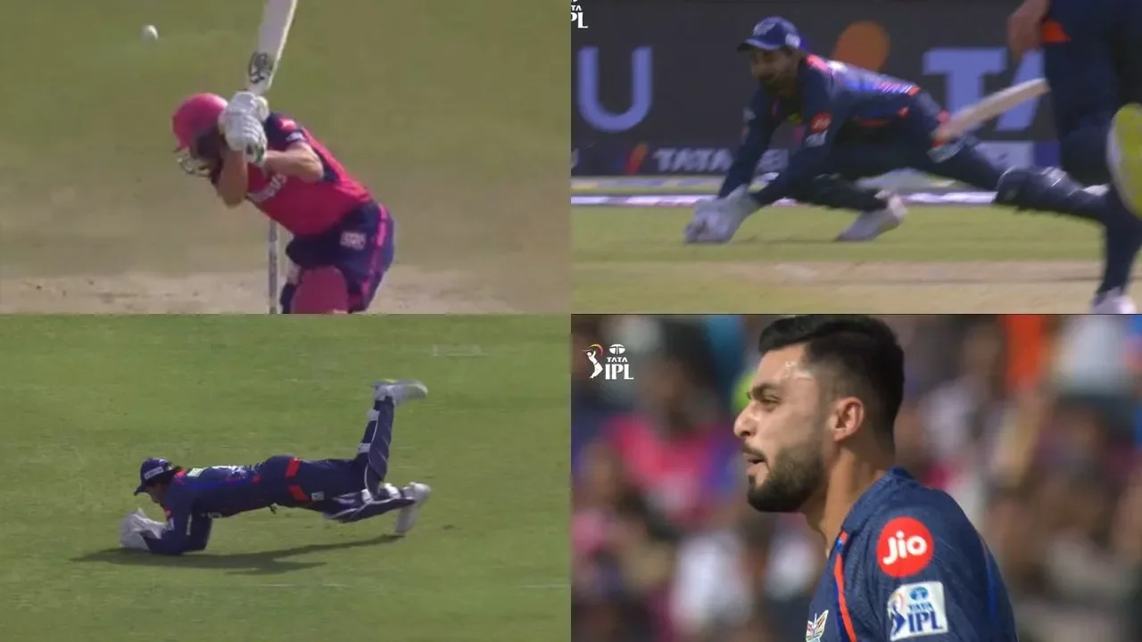 KL Rahul takes amazing catch to dismiss Jos Buttler