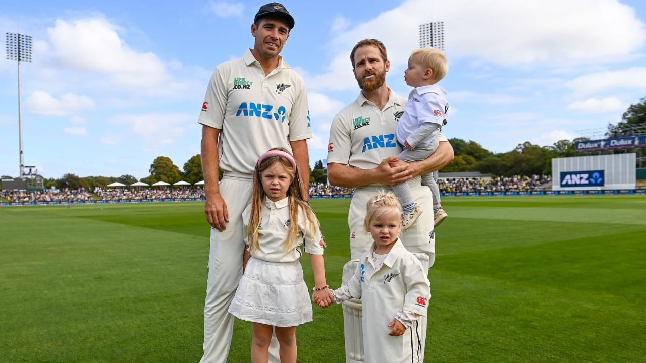 Kane Williamson and Tim Southee