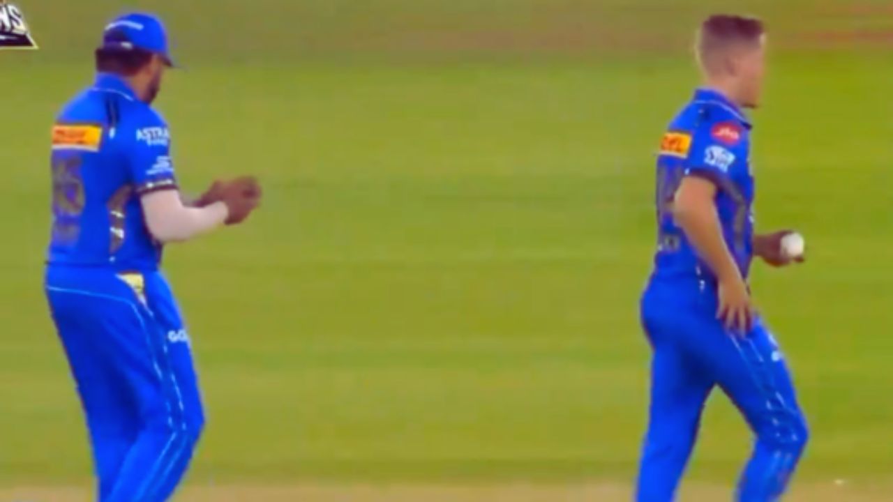 Luke Wood ignores Rohit Sharma