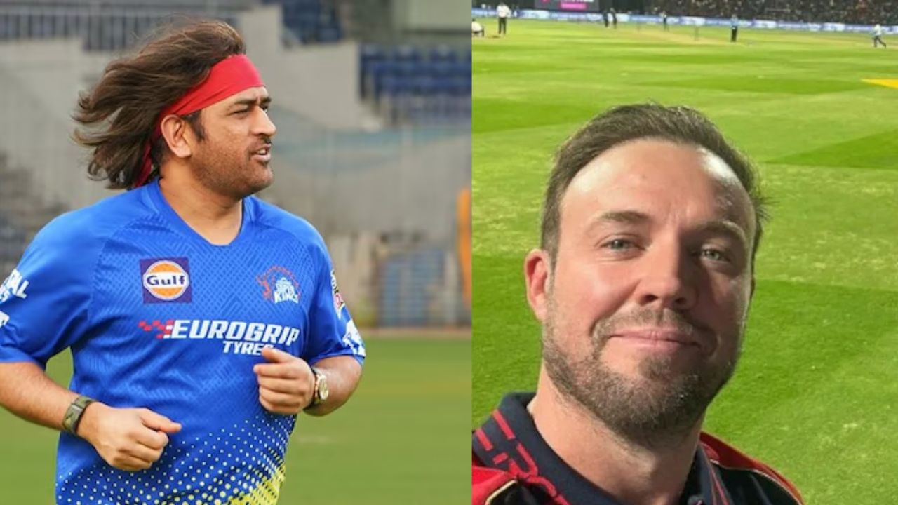 MS Dhoni and AB de Villiers