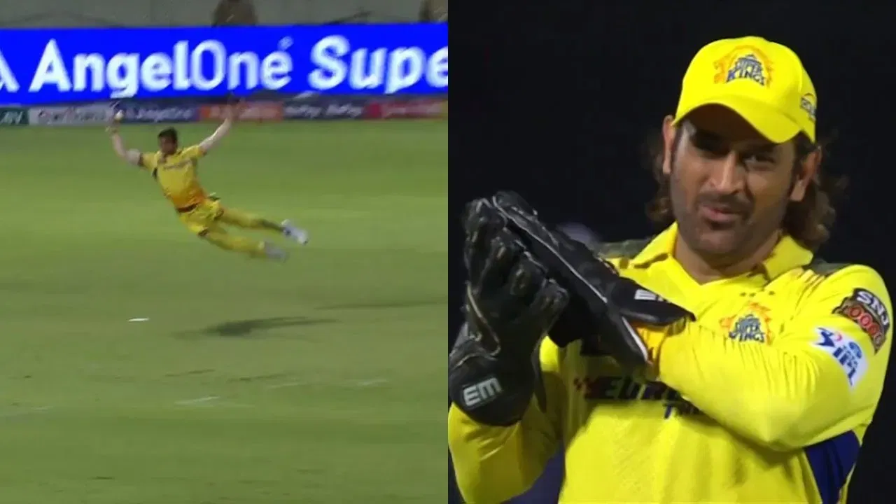 MS Dhoni impressed with Matheesha Pathirana's catch to dismiss David Warner