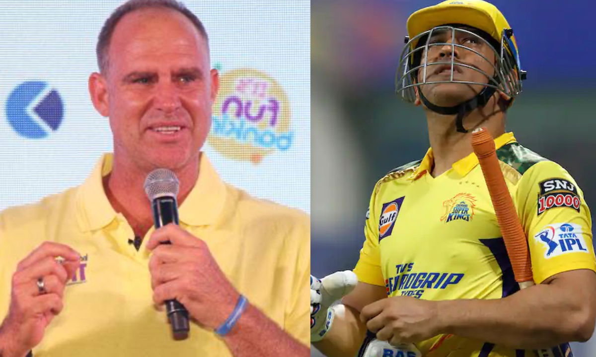 Matthew Hayden and MS Dhoni