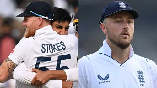 Ollie Robinson, Ben Stokes, Shoaib Bashir