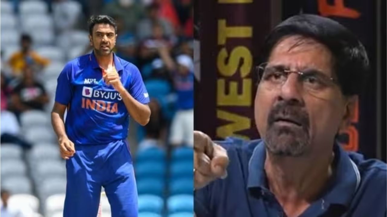 Ravichandran Ashwin and Krishnamachari Srikkanth