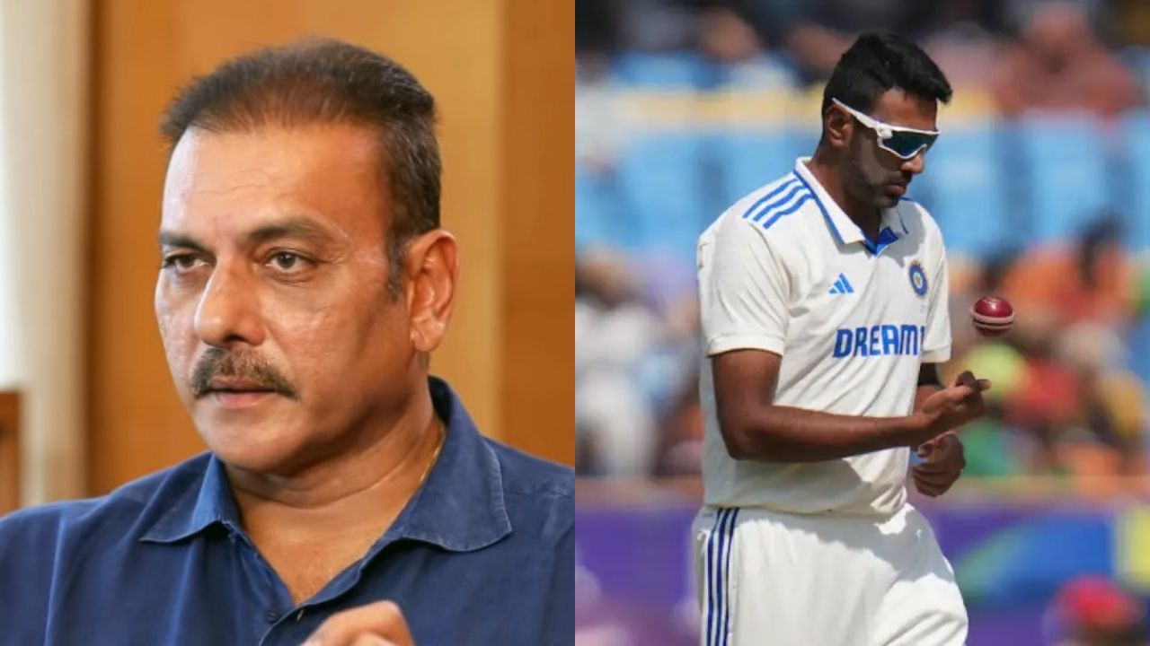 Ravichandran Ashwin and Ravi Shastri