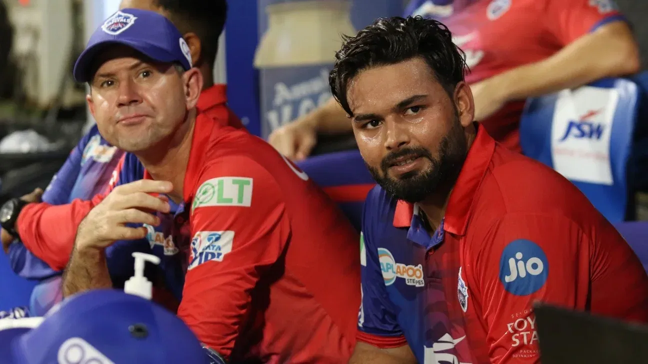 Ricky Ponting, Rishabh Pant Delhi Capitals