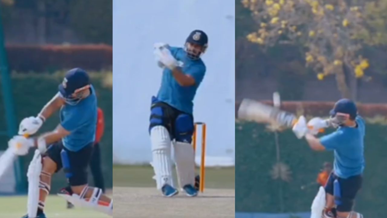 Rishabh Pant plays practice match at NCA