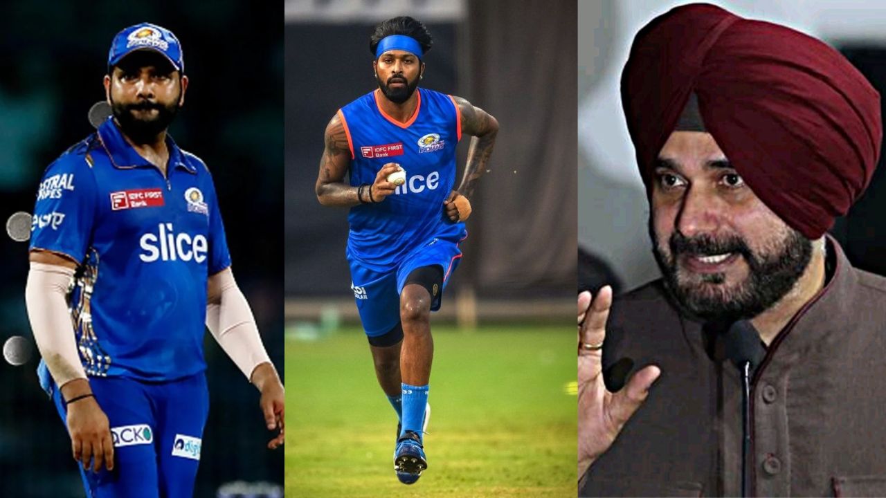 Rohit Sharma, Hardik Pandya and Navjot Singh Sidhu