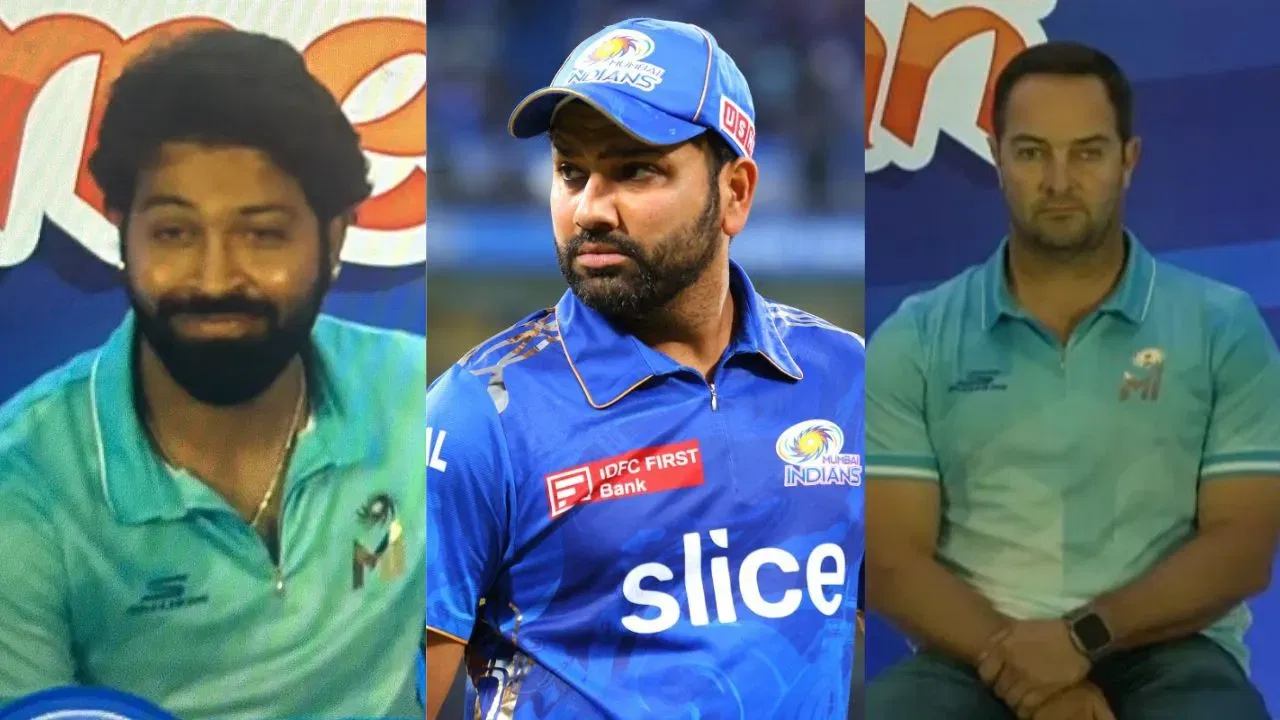 Rohit Sharma, Mark Boucher, Hardik Pandya