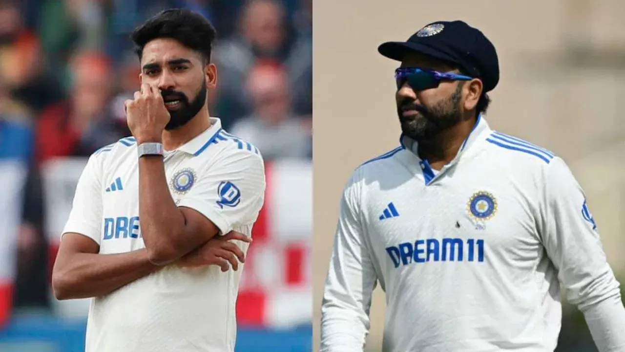 Rohit Sharma, Mohammed Siraj