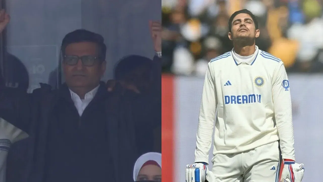 Shubman Gill and his father