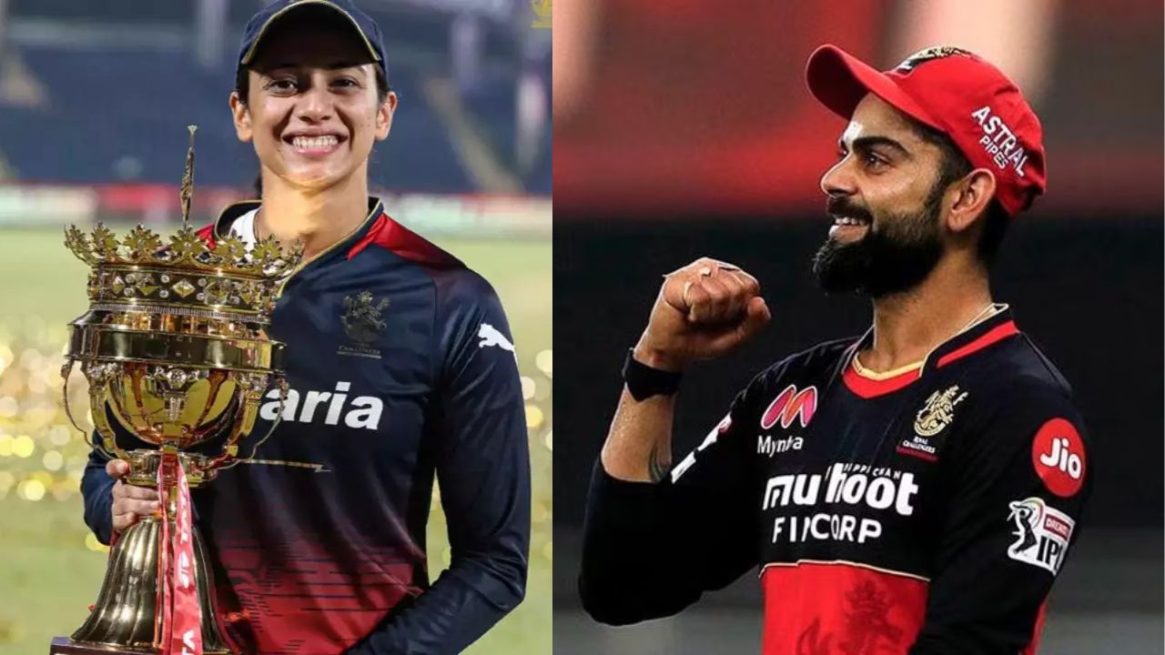 Smriti Mandhana and Virat Kohli