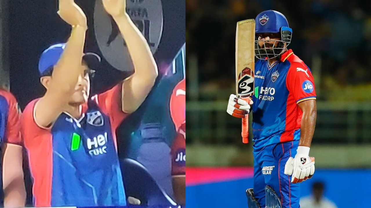 Sourav Ganguly, DC dugout applaud Rishabh Pant