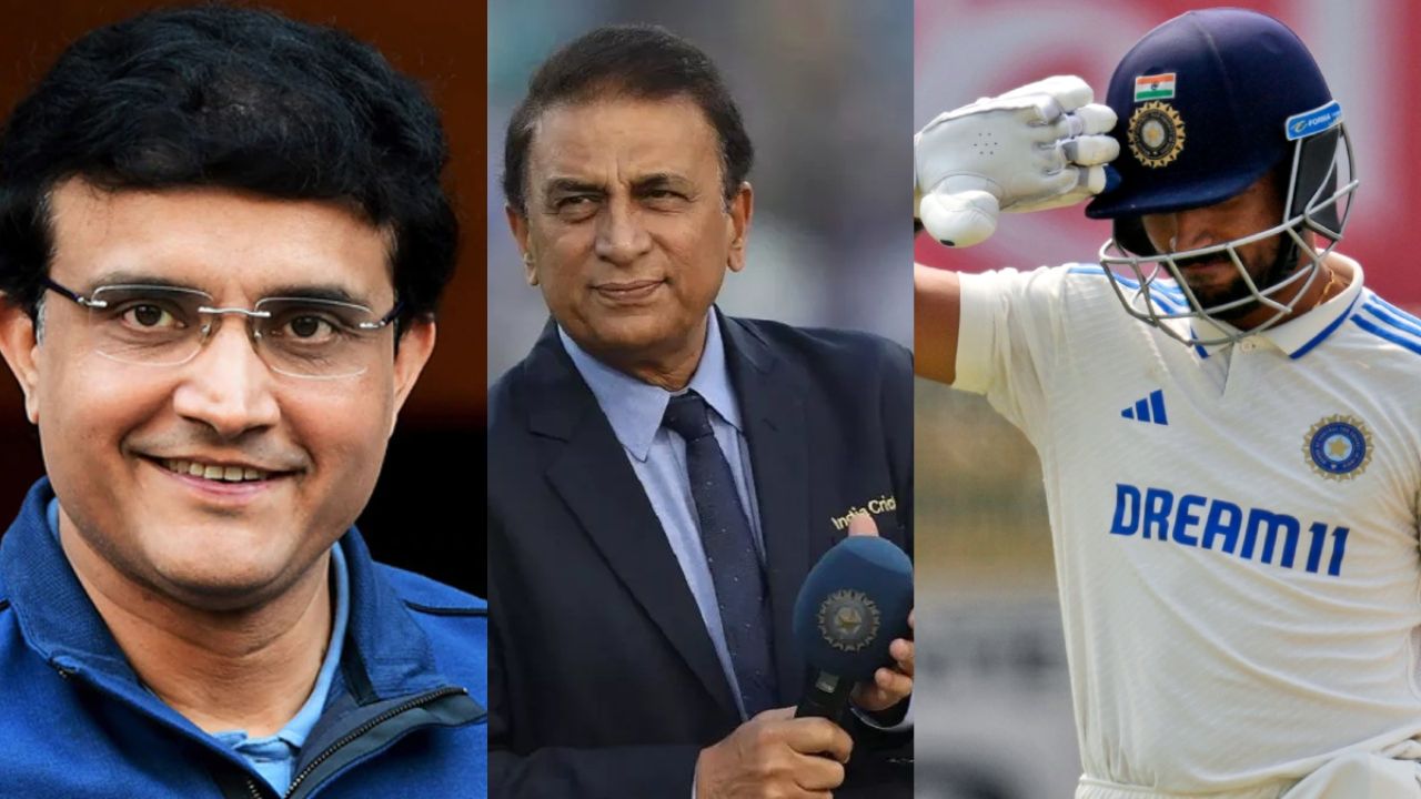 Sourav Ganguly, Sunil Gavaskar and Dhruv Jurel