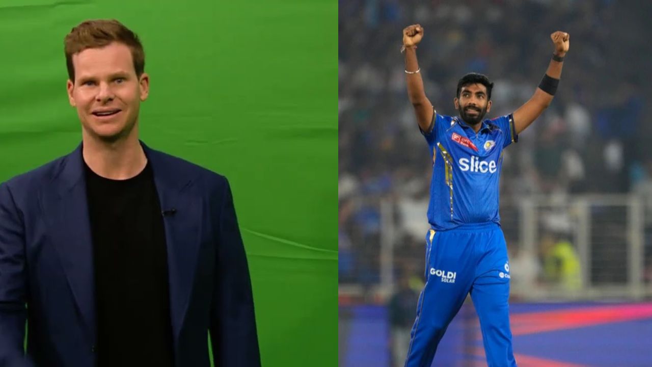 Steve Smith and Jasprit Bumrah