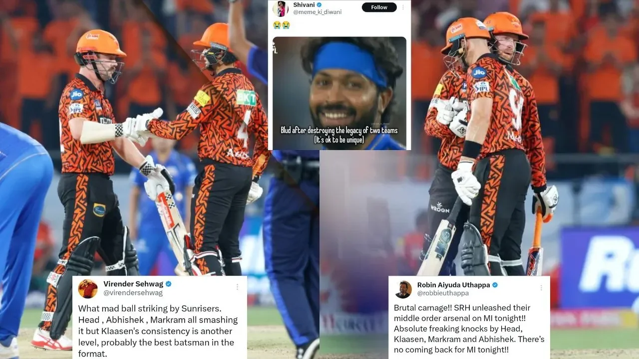 Sunrisers Hyderabad (SRH) vs Mumbai Indians (MI), IPL 2024, Twitter Reacts to SRH innings