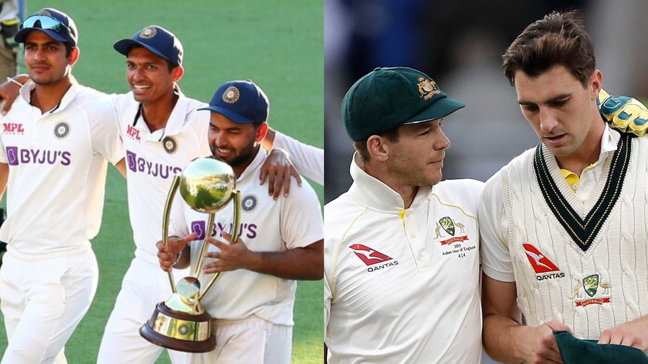 Tim Paine Pat Cummins India