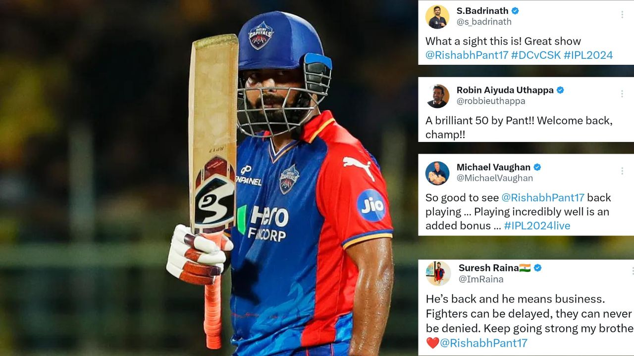 Twitter hails Rishabh Pant