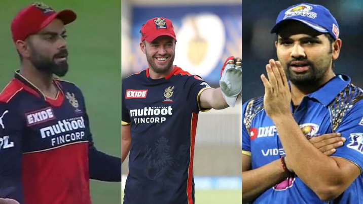 Virat Kohli AB de Villiers Rohit Sharma