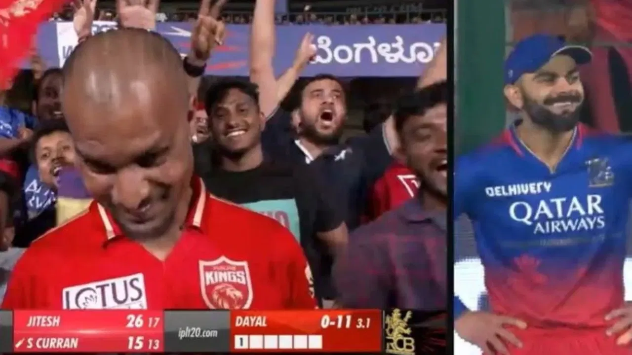 Virat Kohli reaction to Shikhar Dhawan doppelganger